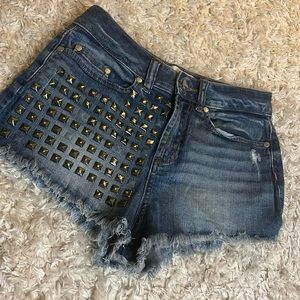 PINK Victoria’s Secret Jean Shorts 0